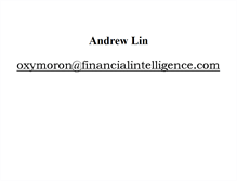 Tablet Screenshot of financialintelligence.com